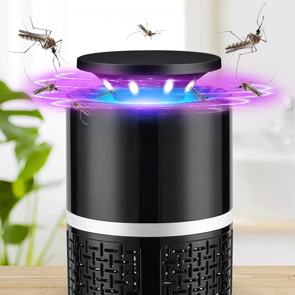 Домашний электрический фотокатализатор светодиодный USB Москитная лампа-ловушка для насекомых-насекомых светильник