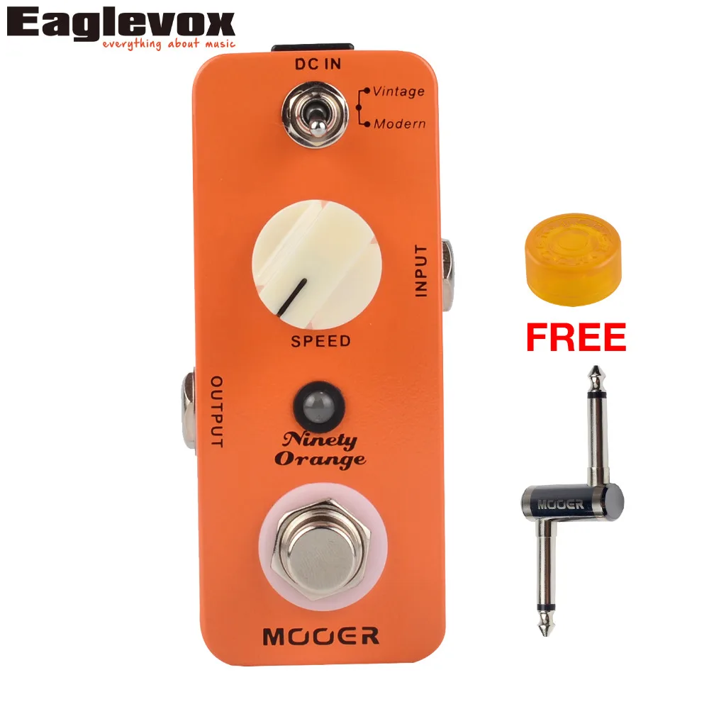 Mooer Ninety Orange Micro Analog Phaser Electric Guitar Effect Pedal True Bypass