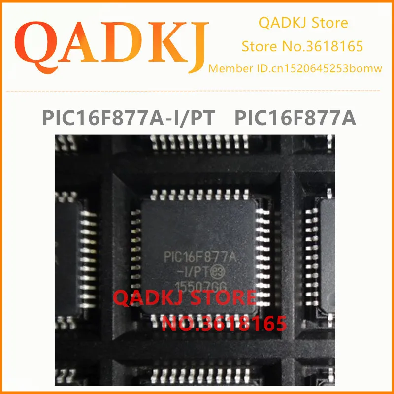 PIC16F877A-I/PT QFP44 Новый и оригинальный бесплатная доставка | Электроника