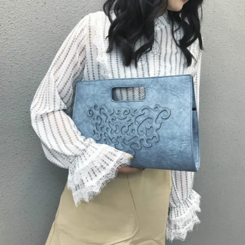 

Women Ins Shoulder bag Brand PU Leather Tote Bag Female Fashion Clutch bags High Quality Girls Party Bag Large Capacity Handbag