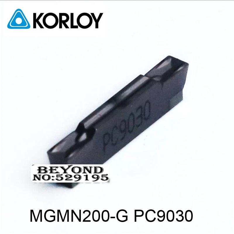 

MGMN200-G PC9030, MGMN200 Two-headed Cnc Cutting Korloy Coated Carbide Turning Insert For Grooving Holder Mgehr & Mgivr