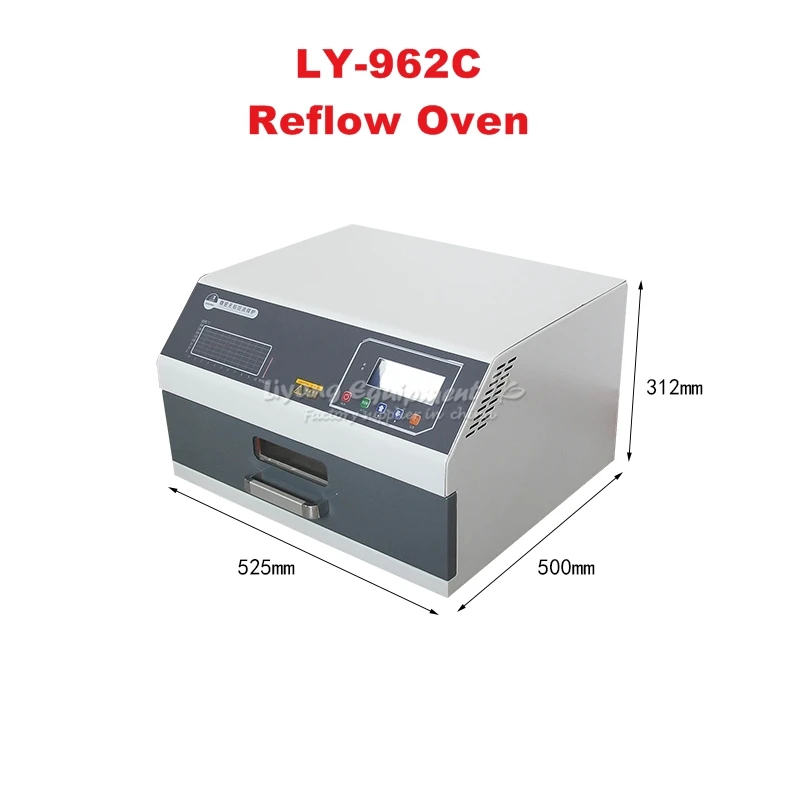 

2600W reflow oven LY 962C Digital display with programmable reflow welding machine soldering heating equipment