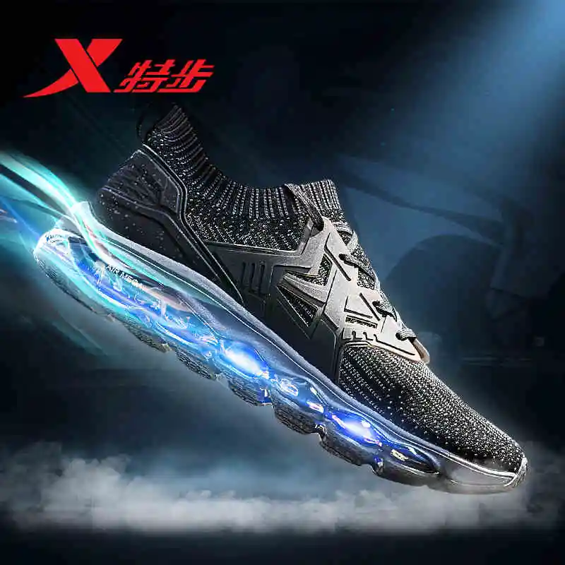 

XTEP 2016 Summer Running Shoes for Men Air Mesh Trainers Shoes Athletic Sports Training Shoes Men's Rubber Sneakers 986219113207