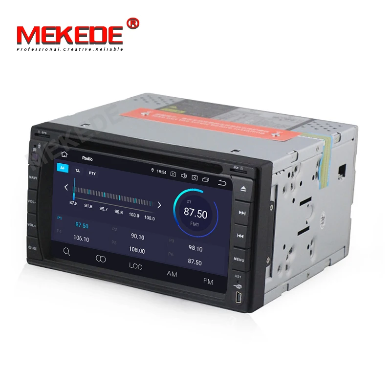 Excellent MEKEDE Android 9.0 2 din car radio for multimedia player 2din radio visual cassette recorder double din auto stereo BT IPS DSP 4
