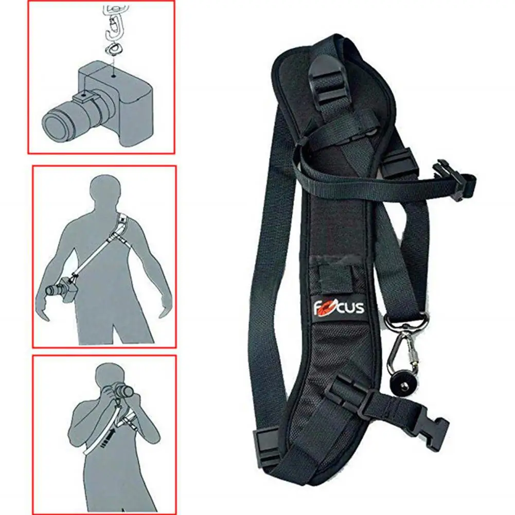 

Universal Adjustable Rapid Shoulder Neck Strap Belt Sling for SLR DSLR Camera
