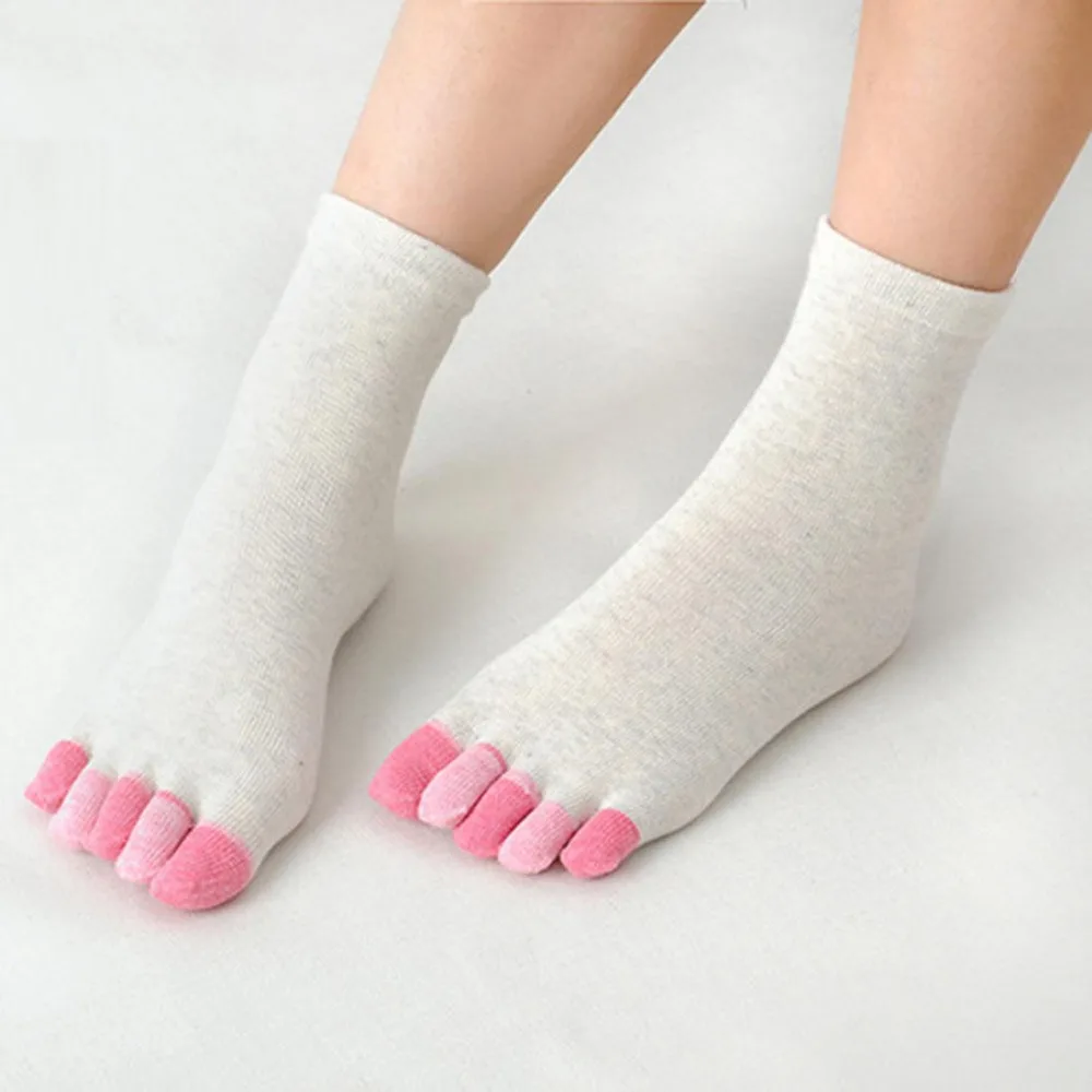 Новое поступление Для женщин пять носок хроматические Повседневное идеально подходит для хлопковые носки молодой Стиль erexcise дышащие носки Прекрасный Meias