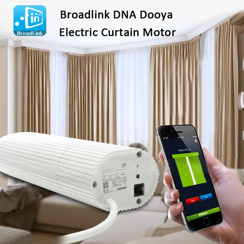 Broadlink DNA Dooya DT360E беспроводной электрический мотор для штор, Wi-Fi пульт дистанционного управления штор моторы через IOS Android для умного дома