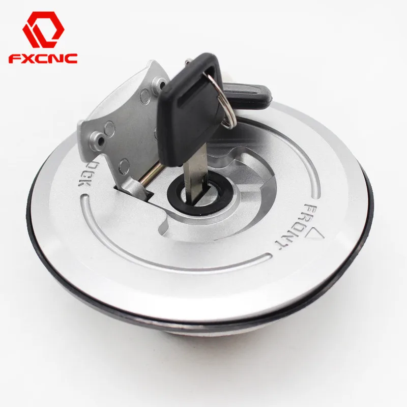 

FX CNC Motorcycle Fuel Gas Cap Cover Tank Lock Set with 2 Keys For Honda CBR250 CB300F CB500F CB500X CBR250R CBR300R CBR500R