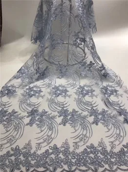 

Graceful party apparel mesh cloth French net lace fabric for lady dress PDN186(5yards/lot)