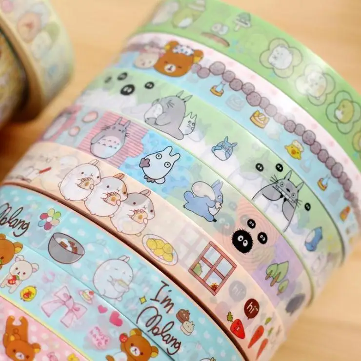 

2017 new cartoon hand book diary decorative tape sticker corner creature easy bear Korea tape sticker for scrapbooking