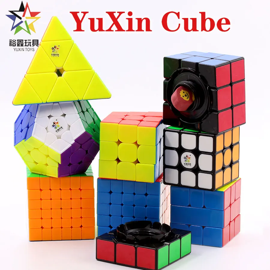 

Puzzle Magic Cube YuXin Unicorn V2 Version 2 KYLIN M 3x3x3 little magic 3x3 pyramid megamin x secret box professional speed cube