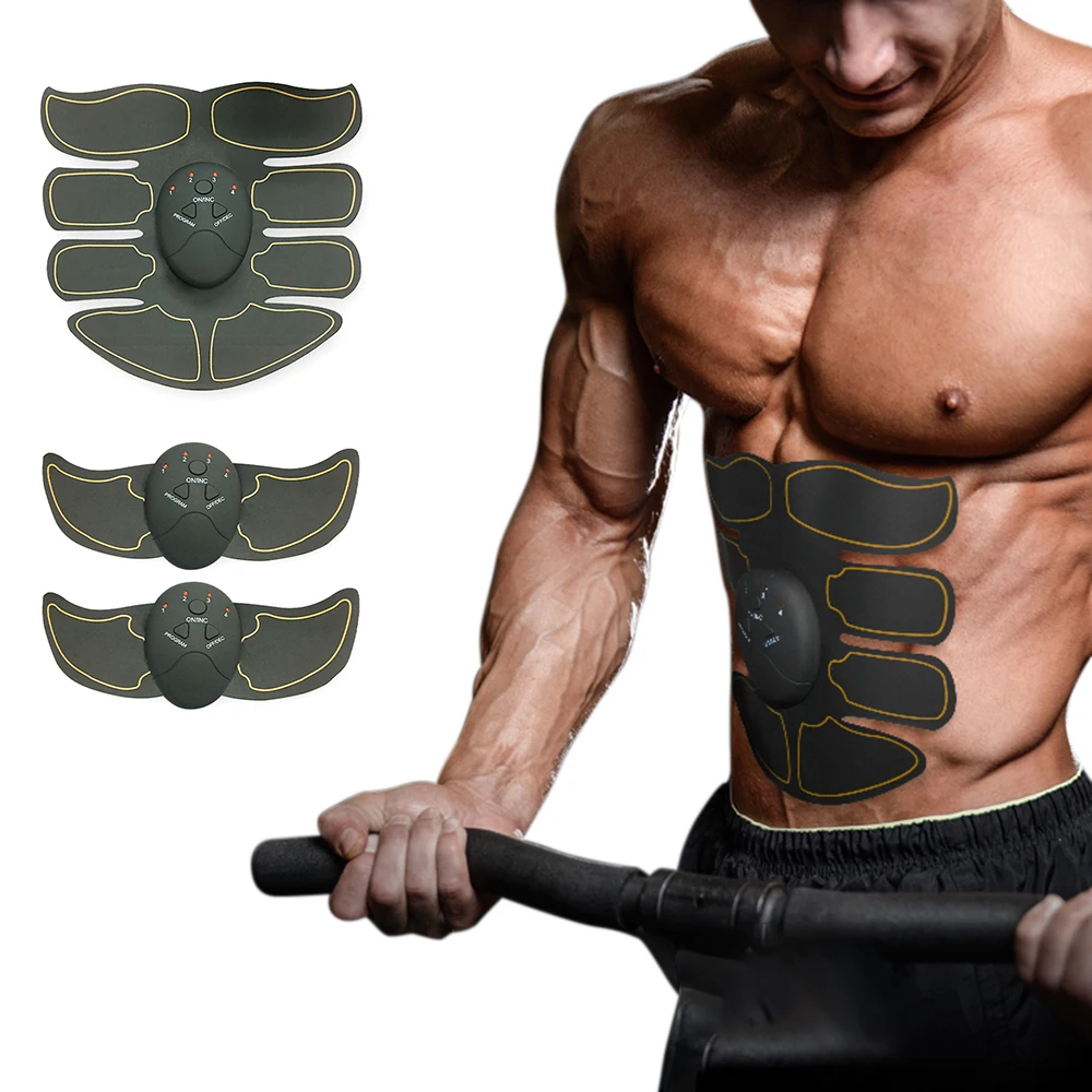 

Electric Muscle Training Machine Abdominal Arm Muscle Trainer Ems Slimming Exerciser Body Building Fitness Muscle Stimulator