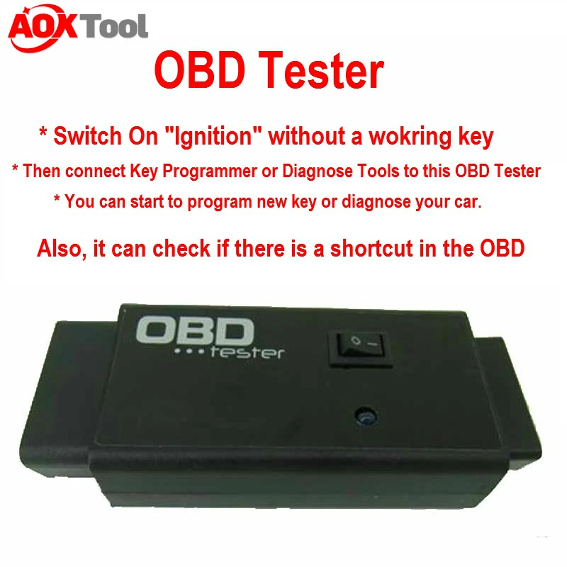 Заводская цена! Тестер OBD включение зажигания автомобиля когда все ключи