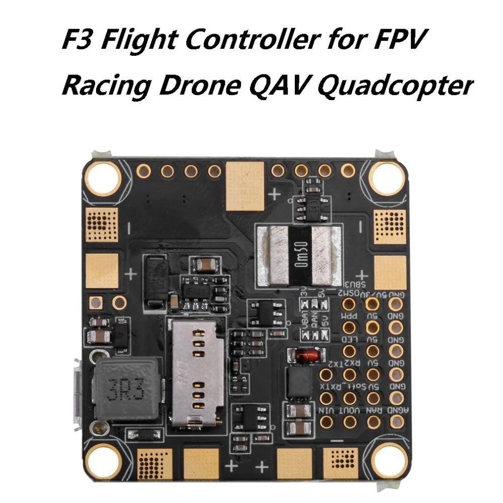 

Betaflight F3 Processor Integrated OSD Flight Controller Built-in 3A 5V BEC for FPV Racing Drone QAV Quadcopter