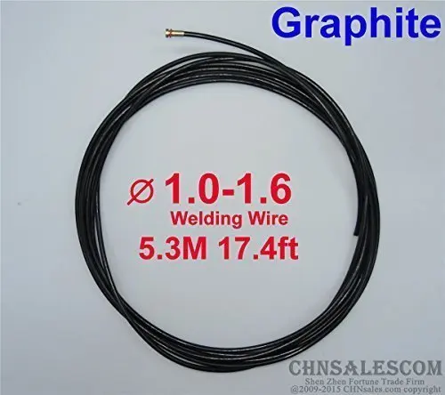 European style MIG MAG PTFE Liner 1.0-1.2 Welding Wire Connectors 3.3M 10.8ft