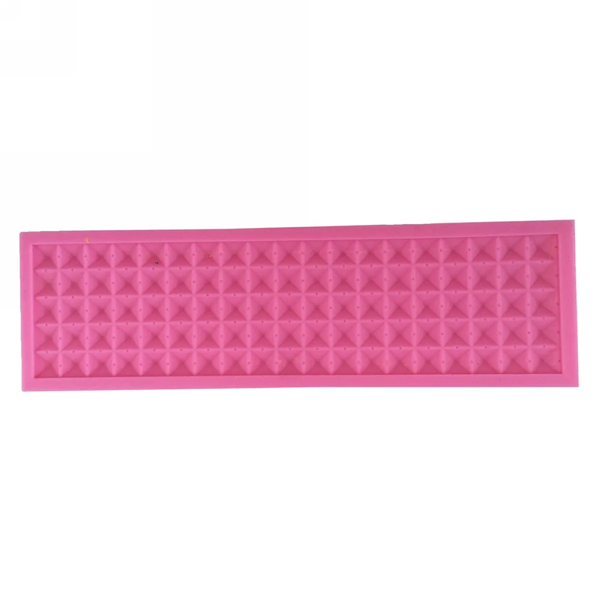 3D Long Square Diamond Silicone Fondant Mould Cake Decor Border Icing Sugar Mold