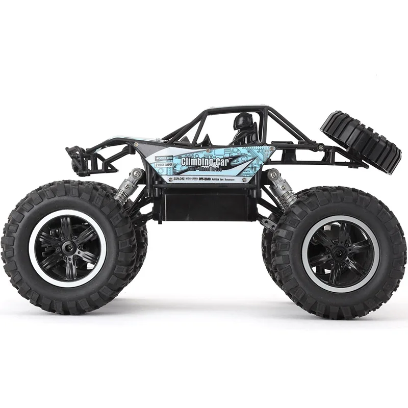 1:14 высокий гоночный скоростной автомобиль электрический 4WD RC автомобиль 2,4G беспроводной пульт дистанционного управления альпинистская игрушка автомобили 4*4 модель внедорожный автомобиль игрушка - Цвет: Silver