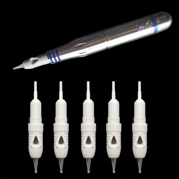 

Hot Sale 20Pcs Disposable Screw Tattoo Needle Cartridge For Permanent Makeup Tattoo Machine With 1R 1D 2R 3R 5F 7F Tattoo Tips