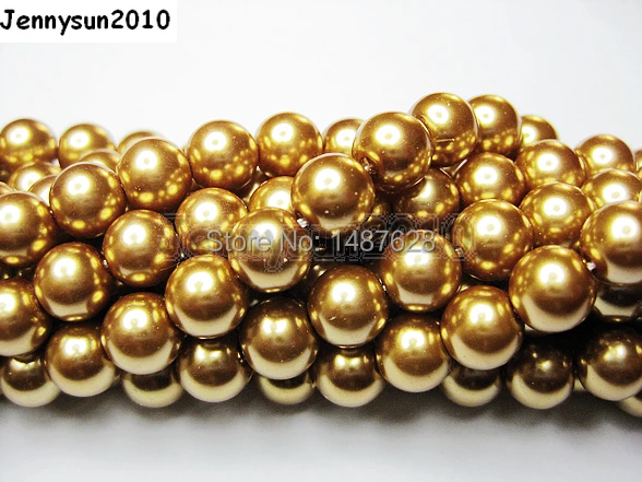 Copper Top Quality Czech Glass Pearl Round Ball Loose Spacer Beads 4mm Lead Nickel Free 10 Strands/ Pack | Украшения и аксессуары