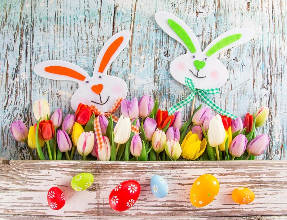 

SHENGYONGBAO Art Cloth Custom Photography Backdrops Prop Easter day theme Photo Studio Background ZONV-1149