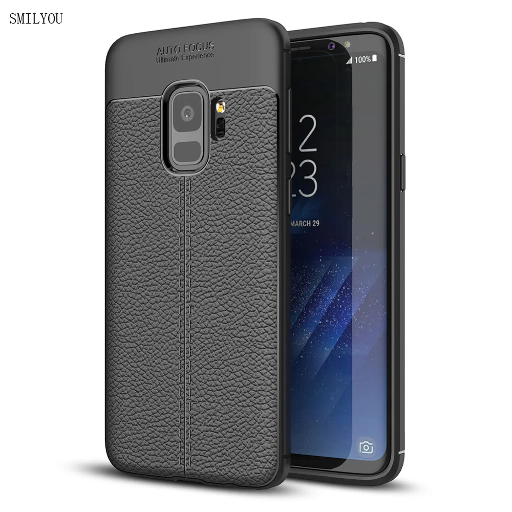 Тонкий чехол SMILYOU для Samsung Galaxy S8 S9 Plus Note 8 роскошный Ультратонкий из ТПУ