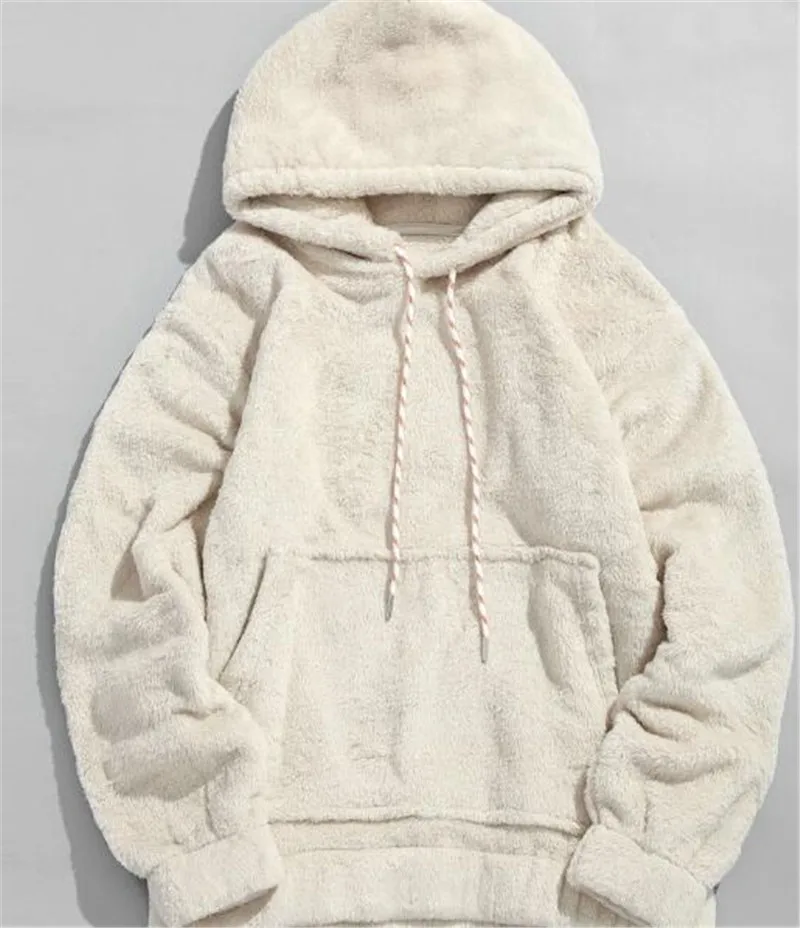 

2018 Autumn Winter Hoodies Men Hooded Long Sleeve O-neck Loose Sweatshirts Pockets Hot Sale Men's Hoodie GD1086