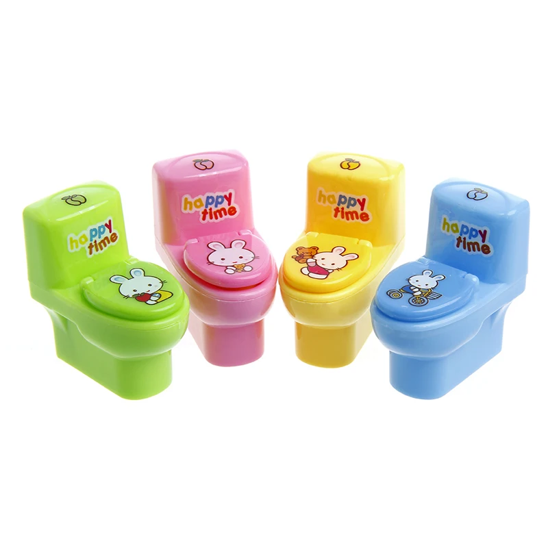 

1Pc Creative Pencil Sharpener New Learning Modeling Toilet Toilet Pencil Sharpener Pencil Knife Sliced Pen dropshipping