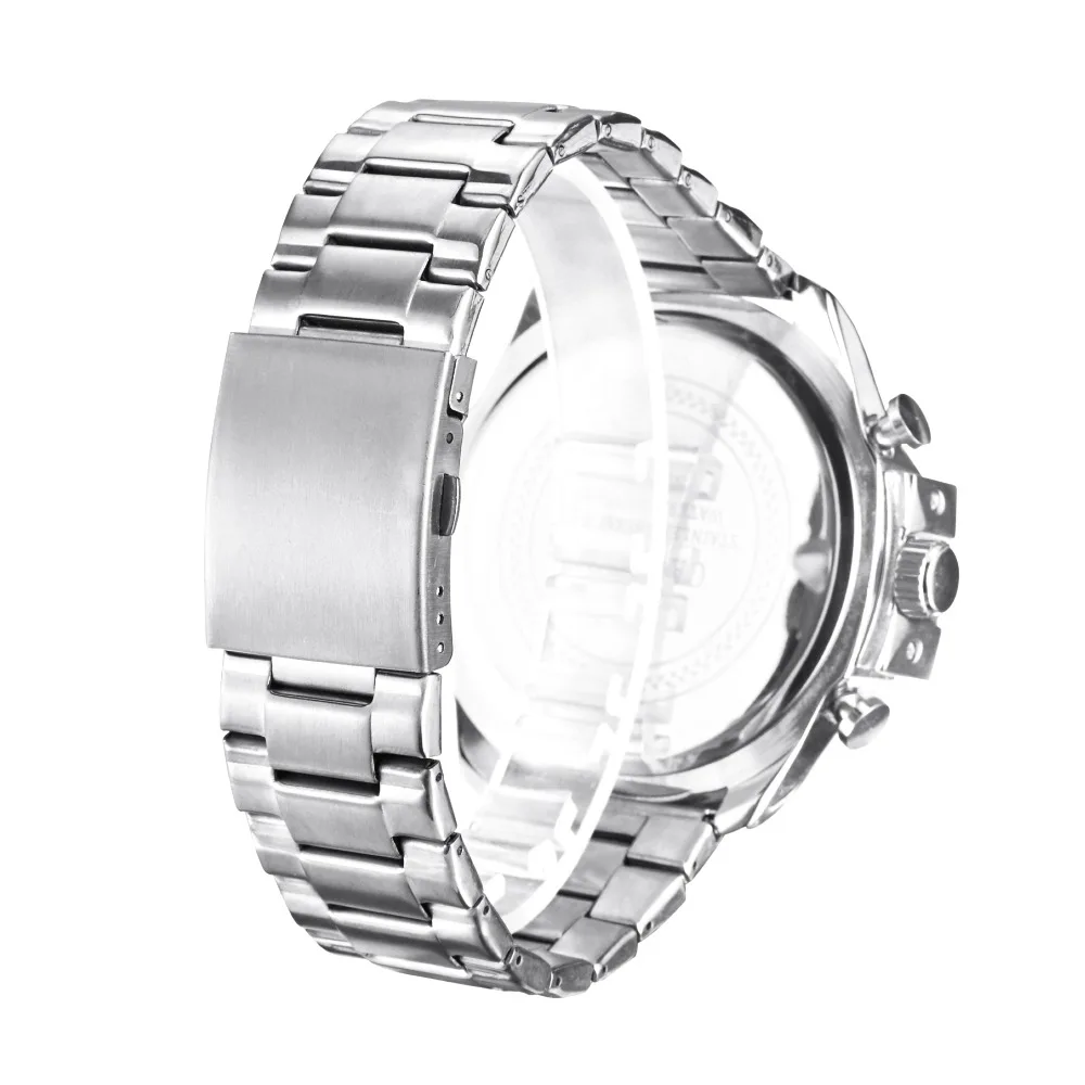 Cagarny военные часы мужские брендовые полностью стальные часы кварцевые Бизнес золотые часы Dz стиль Relogio Masculino Relojes Hombre