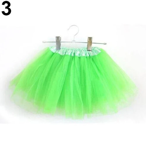 Одежда для маленьких девочек юбка-Пачка Детская Милая пышная фатиновая юбка-американка балетные танцевальные юбки праздничный костюм принцессы для девочек - Цвет: Light Green