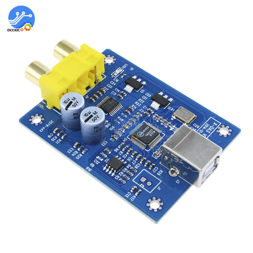 Плата аудиодекодера dacmodule SA9227 PCM5102A 32 бит USB Hi Fi модуль декодера Расшифровка