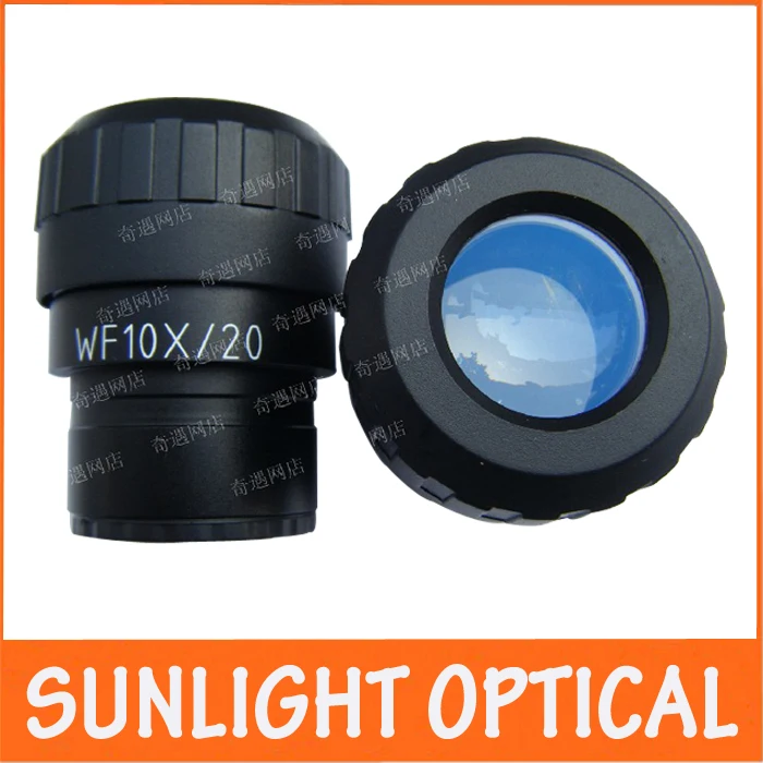 

WF10X/20mm Adjustable Zoom Wide Angle Optical Eyepiece Lens Stereo Microscope with Mounting Size 30mm for School Laboratory