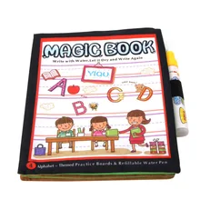 Kids Magic Water Drawing Book With Pen Intimate Coloring Water Painting Cloth New