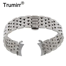 Браслет для часов из нержавеющей стали с загнутым концом+ инструмент для часов Jacques Lemans Frederique Constant Orient ремешок для наручных часов 18 мм 20 мм 22 мм