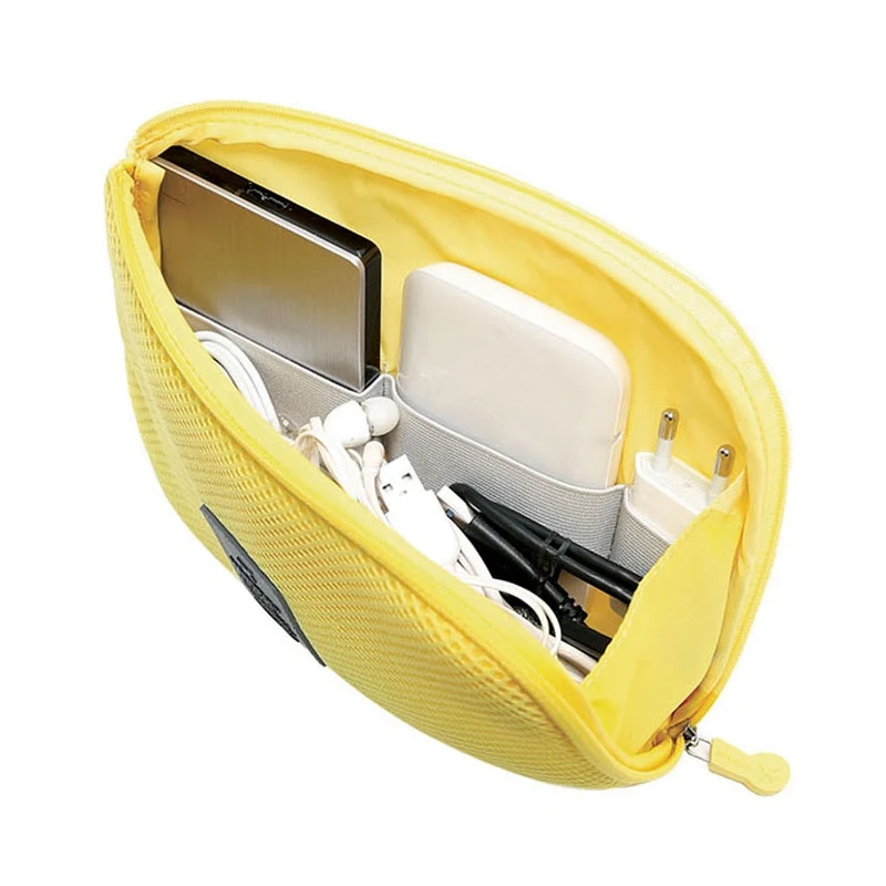 

Hot Sale Creative Travel Accessories Makeup Cosmetic Organizer Travel storage bags Digital USB Charger Cable Earphone Case
