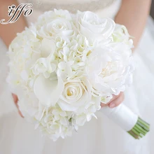 Iffo продукт на заказ невесты Брошь букет Свадебный букет корсаж для жениха невесты на запястье цветок Свадебный искусственный цветок шелк