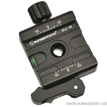 SUNWAYFOTO DLC-50 головка штатива быстроразъемный зажим для DSLR тренога быстрой установки зажим для крепления пластины с шариковым рычагом