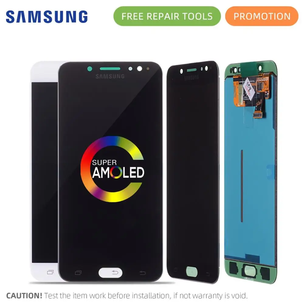 AMOLED Дисплей для SAMSUNG Galaxy C8 LCD в сборе с тачскрином Оригинал 5.5'' черный