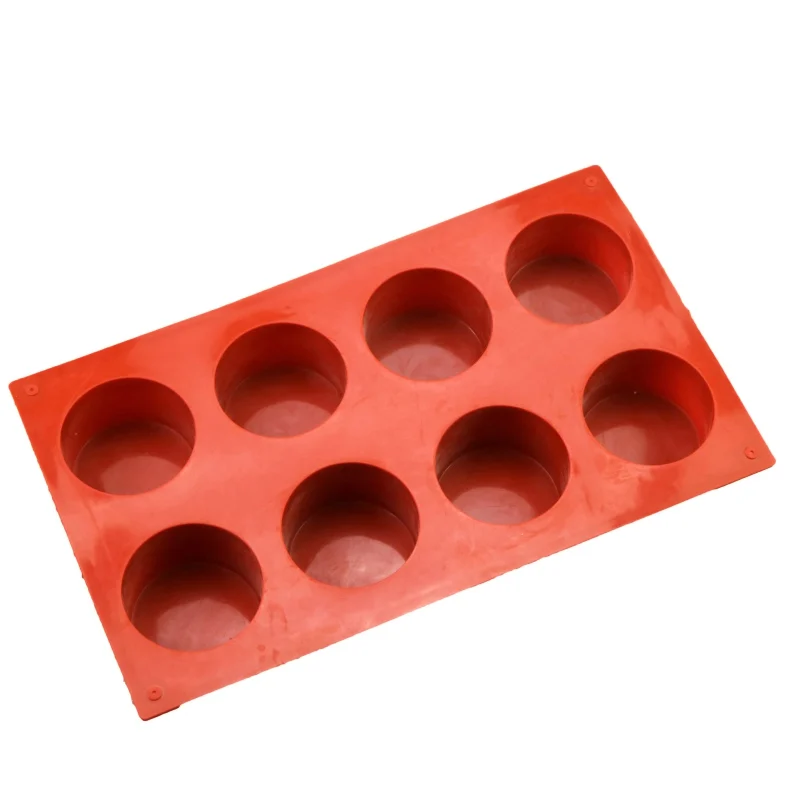 Инструменты для торта, силиконовые классические формы, оранжевые антипригарные Eclair 8 форм, силиконовые формы для выпечки