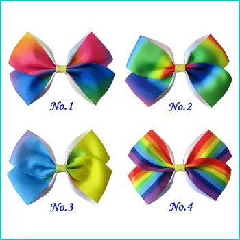 

20 BLESSING Girl 4.5" Angel Hair Bow Clip Winter Halloween Christmas
