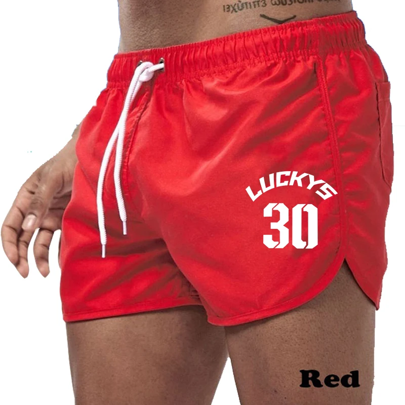 Number 30 Print Beach Shorts Quick-Drying Shorts Printed Shorts Swim Casual Fitness Shorts