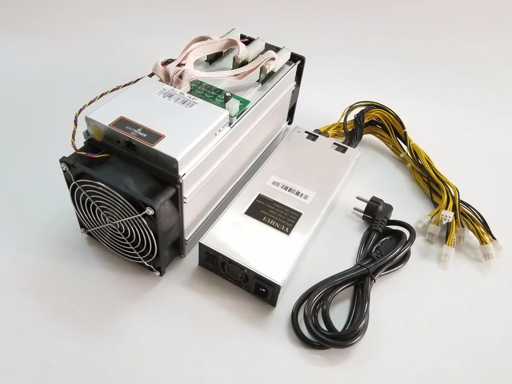 YUNHUI новые AntMiner S9i 14,5 т Bitcoin шахтер с 1800 Вт PSU Asic шахтер SHA-256 Btc МПБ Шахтер лучше чем AntMiner S9 13,5 т 14 т