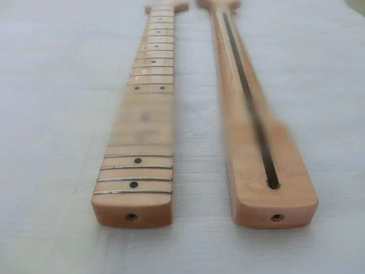 Disado 21 Frets Tiger flame maple Color madera guitarra eléctrica cuello accesorios guitarra partes instrumentos musicales Disado 21 Frets Tiger flame maple Color madera guitarra eléctrica cuello accesorios guitarra partes instrumentos musicales