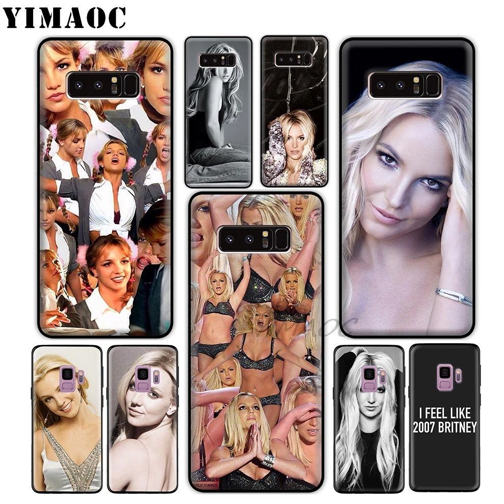 

YIMAOC Britney Spears Sweet Soft Silicone Case for Samsung Galaxy A9 A8 A6 Plus 2018 A5 A3 2017 2016 Note 9 8