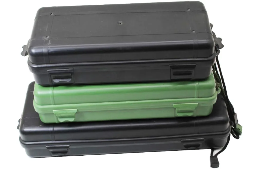 

Outdoor Tool Box Survival Airtight Case Holder For Multifuctional Storage Tools Matches Travel Sealed Container Shockproof