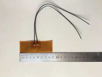 

2PCS/LOT PI thin polyimide heating film heating sheet equipment auxiliary heater 30*87 12V 8W