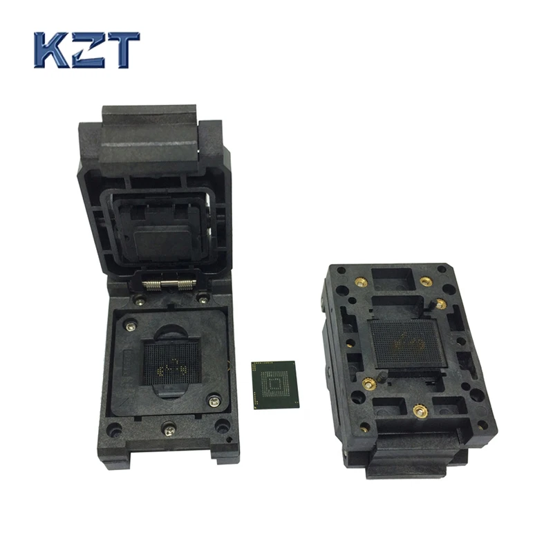 

eMMC153/169 BGA153 BGA169 Burn in Socket Pin Pitch 0.5mm IC Body Size 14x18mm Clamshell Test Socket Adapter Data Recovery