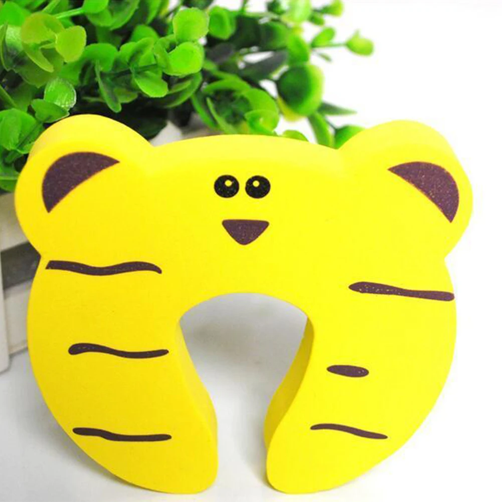 

Foam Cartoon Jammer Door Stop RFID Blocking Stopper Lock Pinch Baby Safety Guard Acmer Children Finger Animal