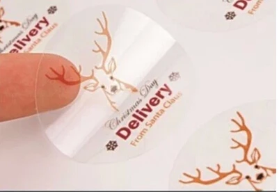 

028 Customized Transparent PVC stickers, Self-adhesive label, Free shipping