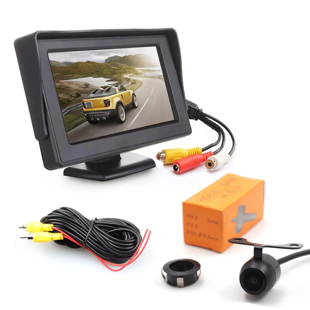 

New Arrival 4.3 Inch Car Parking Monitor Car Rear View Monitor Parking Assistance Backup System With Car Reverse Camera