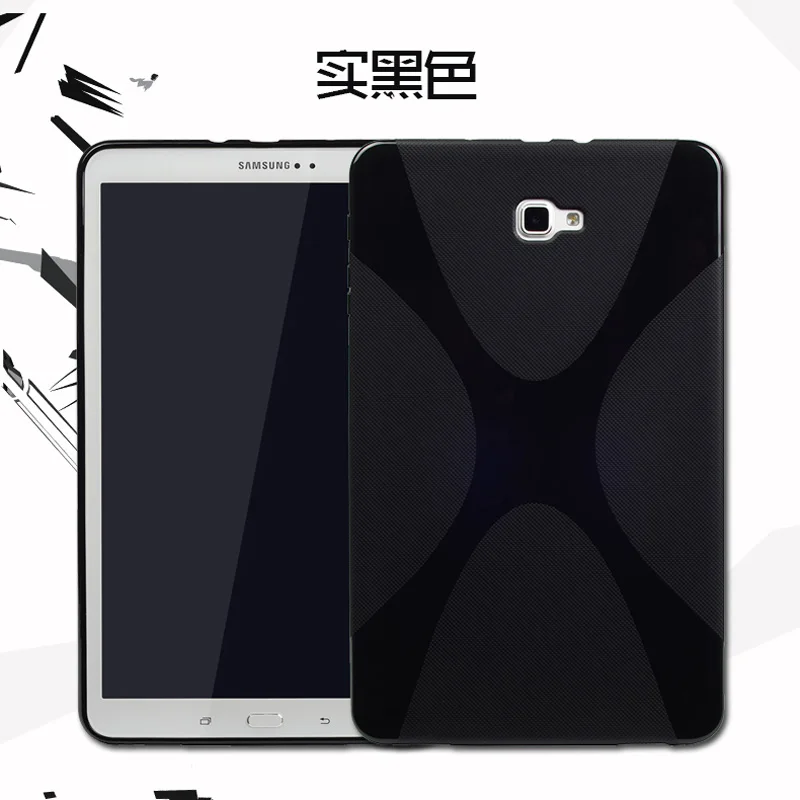 X Line Матовый ТПУ гелевый силиконовый чехол сумка для Samsung Galaxy Tab A 10 1 2016 T585 T580 SM-T580